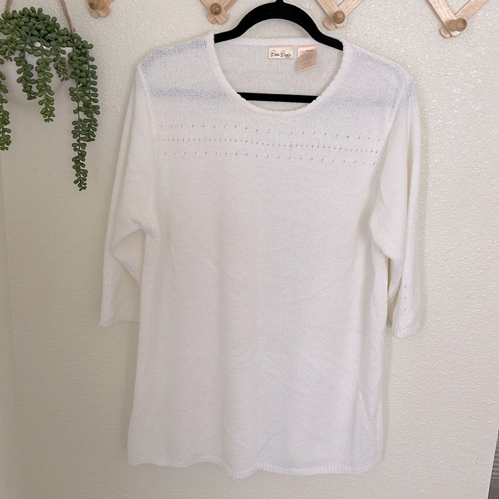 Bobbie Brooks White Sweater